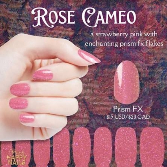 Color Street Nail Strips-Retired Rose Cameo (Prism Pink) - Picture 3 of 3